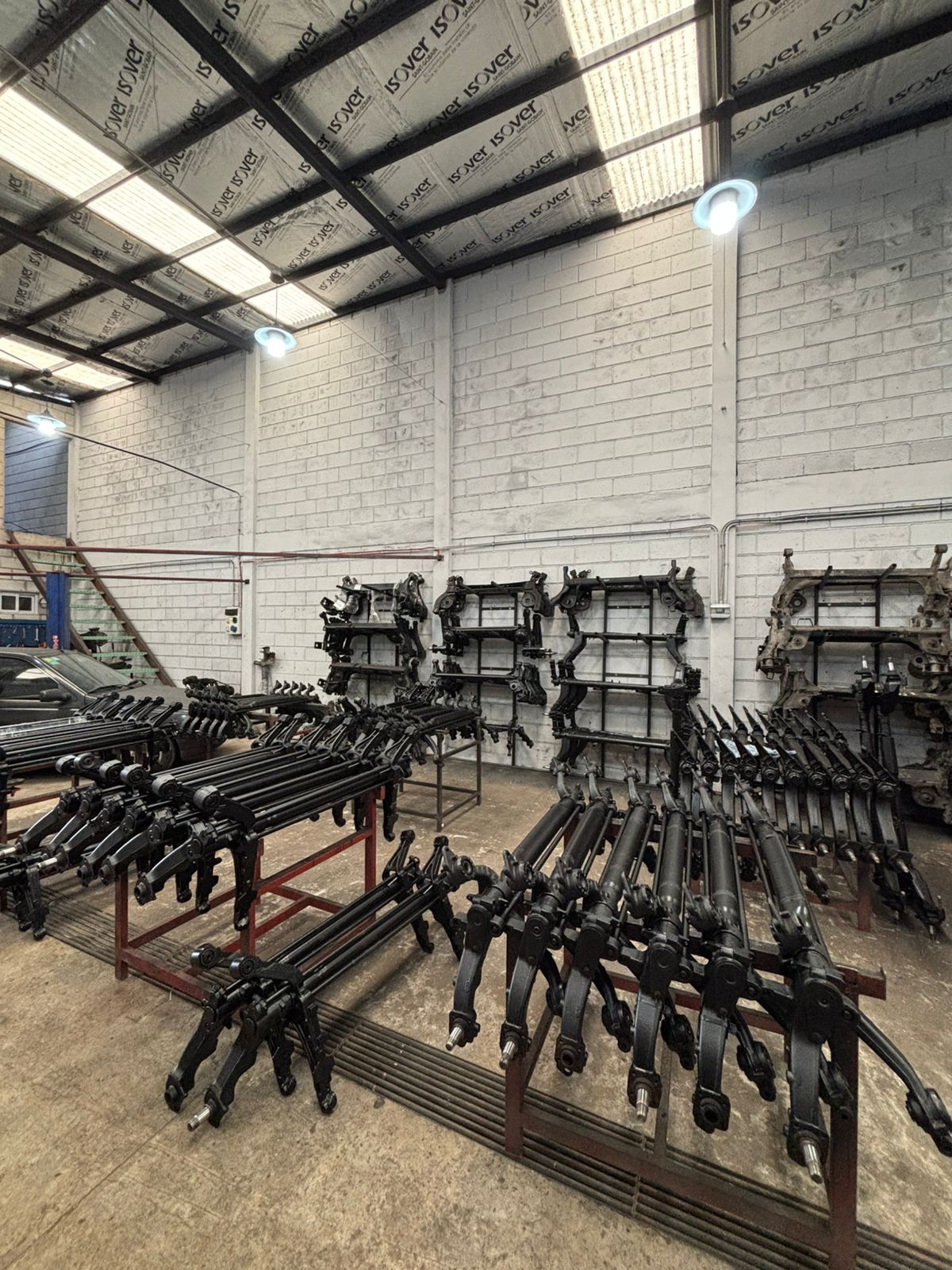 Stock de ejes traseros en taller TODO/REC